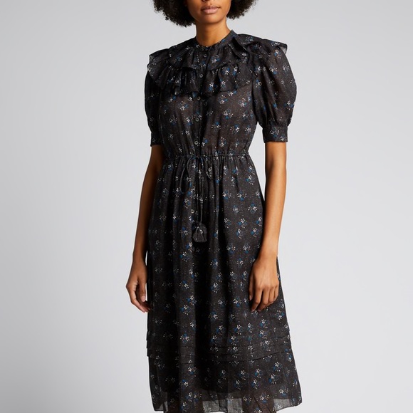 Sea New York Dresses & Skirts - NEW Sea New York Ditsy Mix Ruffle Dress, Size 0